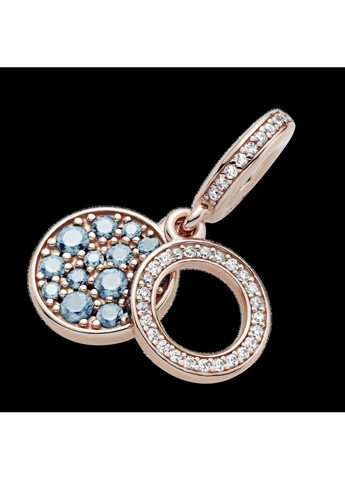 Серебряный шарм Пандора "Яркий голубой диск" 789186 Kabluchka (355344837)