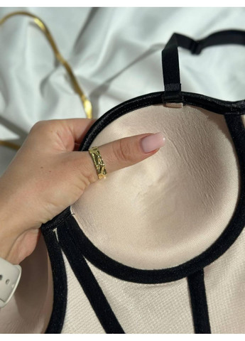 Корсет чудесный с черным кантом / Прозрачный корсет-бюстье чудесного цвета / Элегантный корсет с чашками No Brand (370975733)