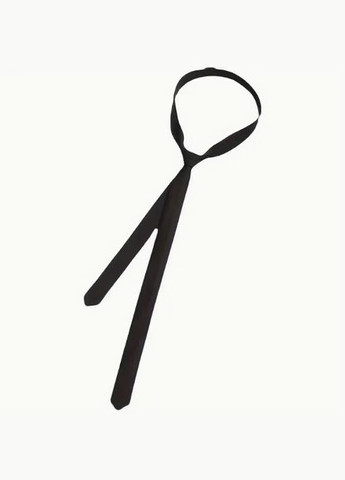 Галстук женский Классический черный No Brand (325700197)