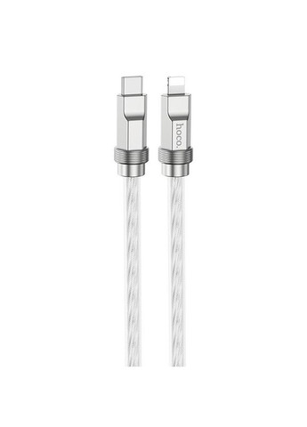 Кабель TypeC to Lightning Solid PD silicone charging data cable U113 silver 20W Hoco (279826002)