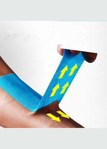 Тейп Кінезіо 5 см, кінезіологічна стрічка Kinesiology Tape, 5 см, помаранчевий No Brand (346048690)
