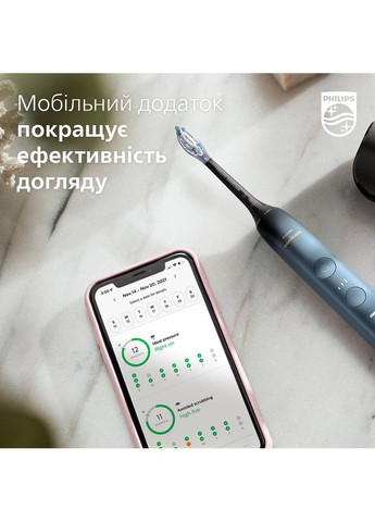 Электрическая зубная щетка Sonicare Diamond Clean Aquamarine (HX9911/88) Philips (306581894)