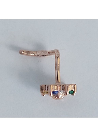 Пирсинг в нос цветок из золота с фианитами. No Brand (355921959)