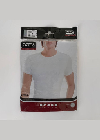 Сіра футболка чоловіча сіра рібана з коротким рукавом Oztas