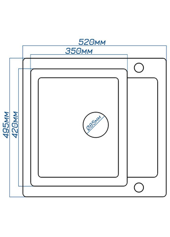 Кухонна мийка Janta 52 Seda (602) Romzha (314835493)