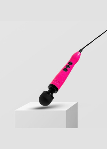 Вибромассажер Die Cast 3 Hot Pink, очень мощный, питание 220В, металлический корпус Doxy (334285645)