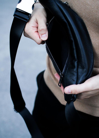 Бананка из натуральной зернистой кожи Vishnya (317734942)