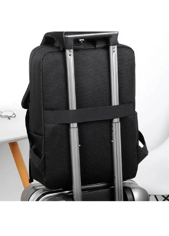 Рюкзак повсякденний міський з відділенням для ноутбука виходом для USB-проводу оксфорд 43х32х12 см 16 л (477563-Prob) Чорний Unbranded (298112421)