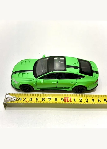 Машинка металлическая АвтоЭксперт Audi rs 7 1:32 свет/звук Зеленая (54701) No Brand (316259347)
