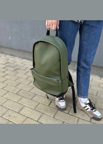 Рюкзак портфель зелений чоловічий жіночий Town Style green No Brand (303137359)