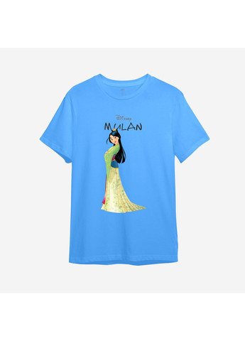 Голубая демисезонная детская футболка с принтом "mulan / мулан" (10310048164) ТiШОТКА