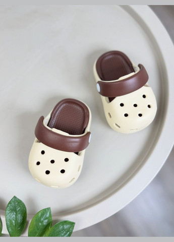 Дитячі крокси бежеві 1527 No Brand (336383431)