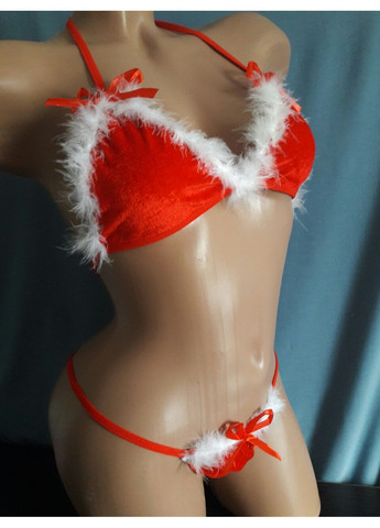 Червоний зимній костюм «святкова ніч» No Brand