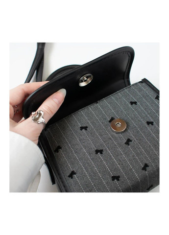 Міні сумка з ручкою вінтажний стиль класичний крос-боді для дівчини маленька з милими бантиками на магніт містка coquette casual No Brand (366969476)