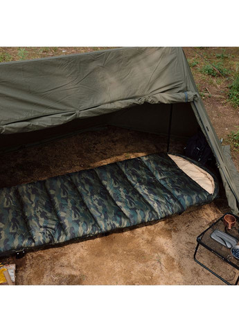 Спальний мішок з капюшоном M320 CNK2350WS023, зелений камуфляж, правий (A-017895) Naturehike (321107375)