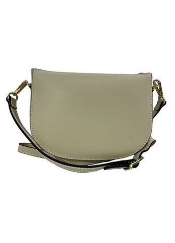 Сумка маленька натуральна шкіра жіноча італійська фабрична молочного кольору (Д/Ш/В) 15,5/7,5/14(см) Felicita (336377724)