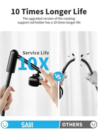 Гнучкий тримач для телефона з прищіпкою IVY IV 100 см Cell Phone Stand, Black VHG (334305147)