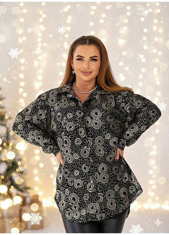 Серая повседневный рубашка однотонная DK/DL Мода без кордонів с длинным рукавом