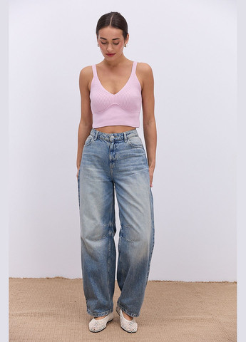 Короткий в`язаний топ зі швом під грудьми Arjen (332075763)