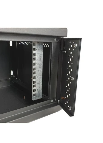 Шафа 4U 600х350х284, скло, чорна Eserver (401474889)