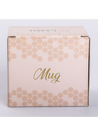 Чашка керамічна із золотим обідком та позолоченою ручкою 320 (мл) Біла Liling Rongxiang Ceramic (360456836)