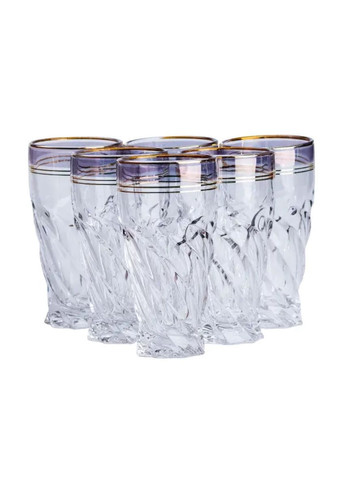 Стеклянные стаканы набор из 6 штук для напитков сервировка стола посуда ProDobro (364189974)