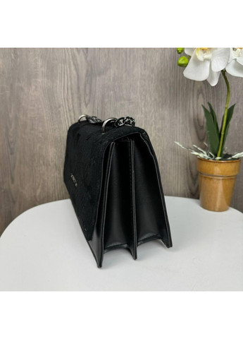 Жіноча міні сумочка клатч чорна замша ProDobro (363259485)