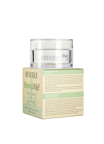 Крем для обличчя Hemp Me Face Cream With Cold Pressed 50 мл REVUELE (367988136)
