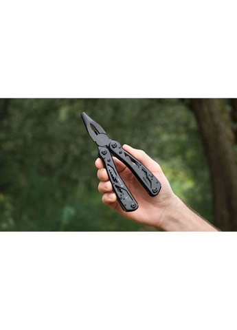 Мультитул G202B Black - багатофункціональний інструмент з набором біт, 24 функції Ganzo (363132369)