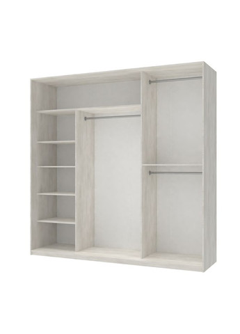 Шафа-купе трьохдверна Сіті Лайт 225х60х225 см /3 Дзеркала (DRS-011077) Doros (361998791)