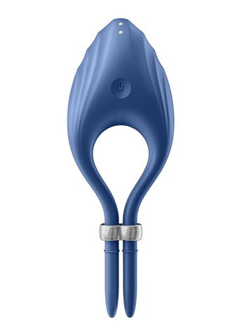 Ерекційне віброкільце-ласо Duelist Blue, 10 режимів, потужний мотор - CherryLove Satisfyer (283251082)