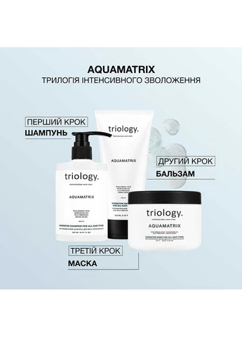 Увлажняющая маска для всех типов волос Aquamatrix, 330 гр Triology (384257967)