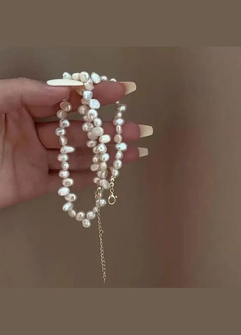 Ніжна підвіска з перлами, підвіска з перлинками, кольє, кулон, ланцюжок, чокер, намисто з перлів Fashion Jewelry (338623014)