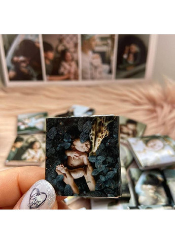 Шоколадный набор с фото 25 шоколадок Черный Shokolife (372055121)