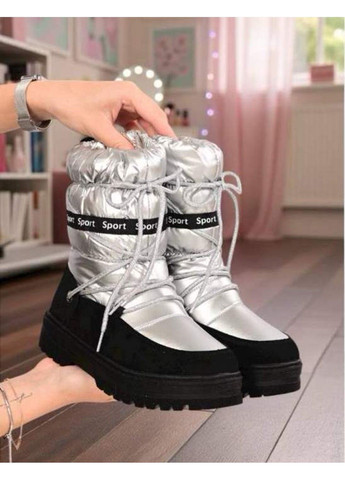 Зимние дутики подростковые зимние серебристые Tom.M