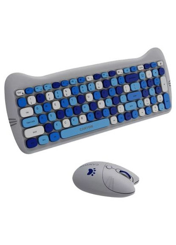 Комплект Canyon (CNS-HSETW6BL) VAG HSET-W6 Kitty Edition Wireless UA Blue (370019384)