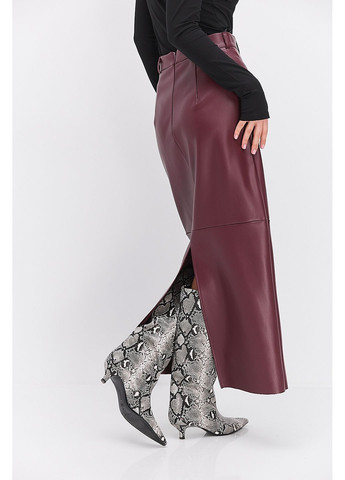 Довга спідниця-олівець з екошкіри бежевого кольору Arjen (370602224)