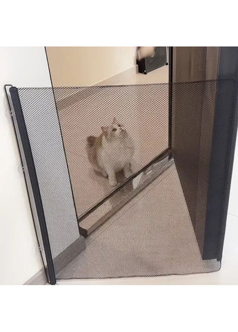 Розсувна мережа-бар'єр для тварин | Огородження для собак та кішок без свердління 75*180 Furminator (363831768)