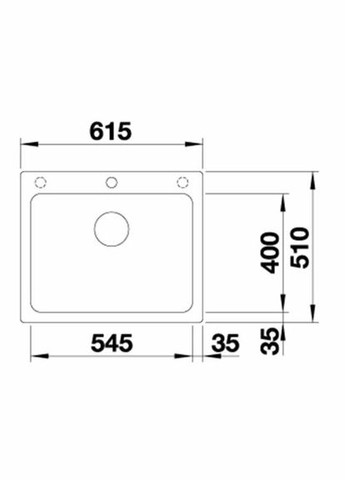 Кухонна мийка 525941 NAYA 6 Blanco (314865025)