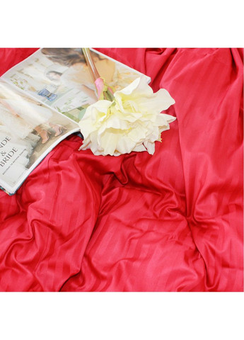 Постельное белье SatinStripe 30-0018Red 143х210 (m216122) Mirson SatinStripe 30-0018Red 143х210 Сімейний (366566315)