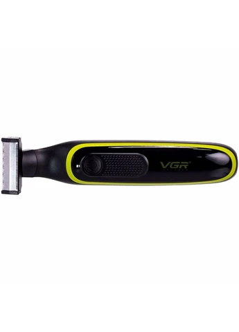 Тример для волосся й бороди 5 В 15х3.5х2.5 см з USB-зарядкою 3 насадки чорний V-017 VGR (382751664)
