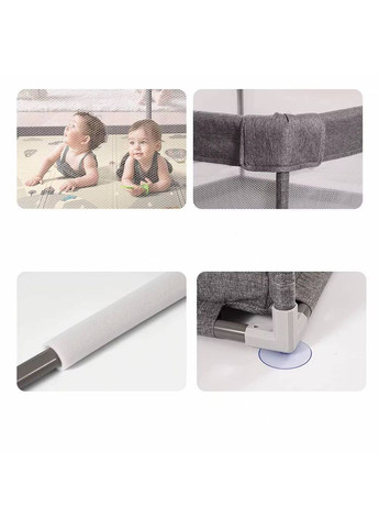 Манеж дитячий 120х120 Сухий басейн огорожа для дитини Бежевий (MG12) No Brand (372158131)