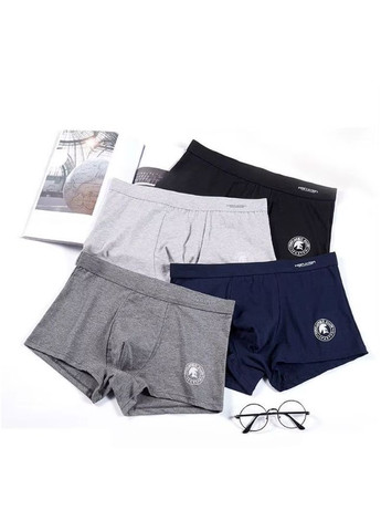 Чоловічі труси, бавовняні боксери. Набір 4 шт. No Brand (322301413)