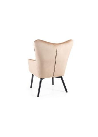 Кресло CARMEN VELVET беж/черный мат BL.28 CARMENVBEC Signal (372178330)