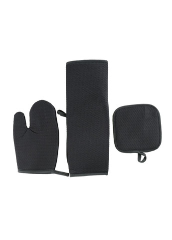 Набір для кухні (килимок для посуду 44*40 см, прихватка, рукавичка) сірий Eco Fabric (326766811)