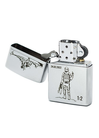 Запальничка 205-2402RVK CLASSIC satin chrome Zippo (316627596)