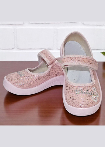 Ортопедичні тапочки закриті капчики на липучках для дівчинки Валді Waldi (332625429)