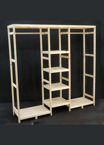 Стійка вішалка для одягу з дерева Долна бланже (СВГ-003601) No Brand (328072637)