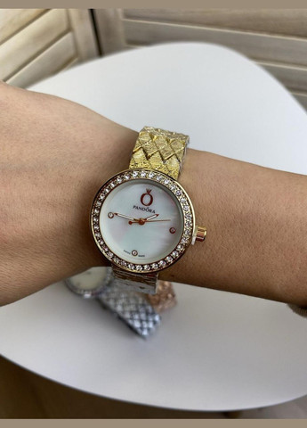 Жіночий наручний годинник стиль Пандора кварцовий з металевим ремінцем золоті (sku_769) No Brand (346078204)
