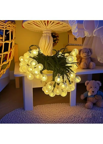 Гірлянда на сонячній батареї 5м 20лампочок No Brand (369616855)